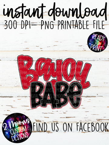 Bayou Babe- Handlettered