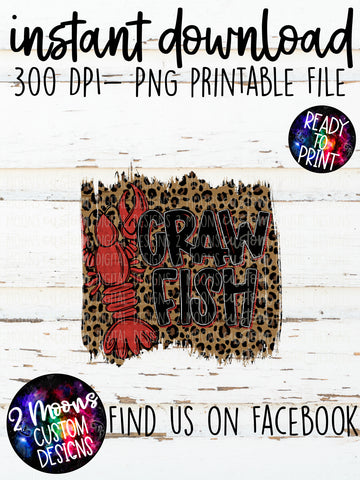 Crawfish- Handlettered