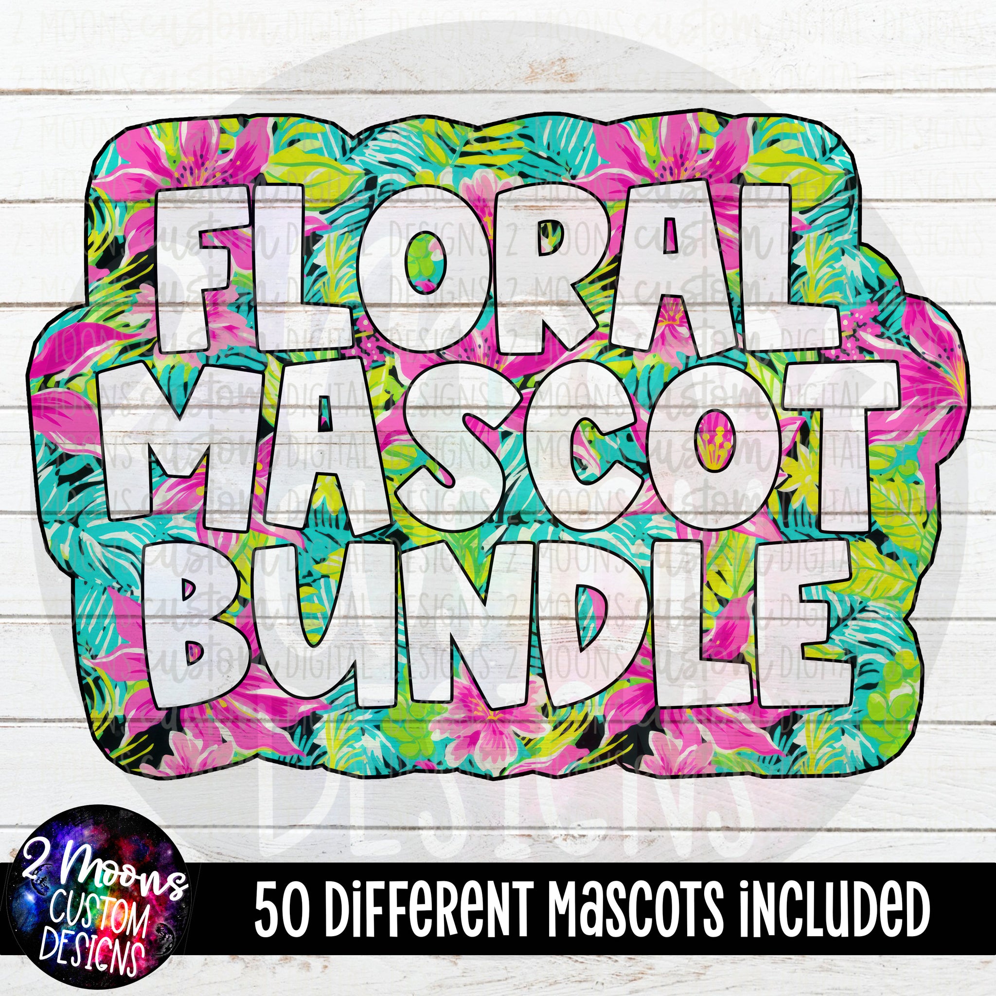 Floral Mascots- 50 Different Mascots Available