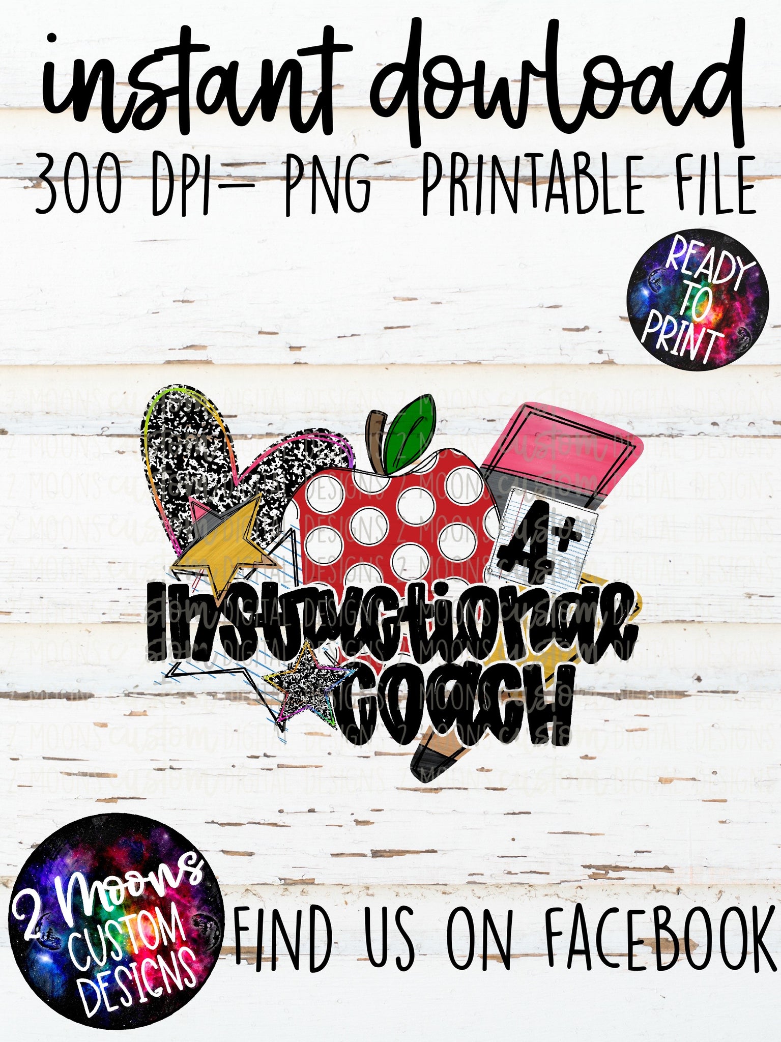 Instructional Coach- Back To School Trucker Design