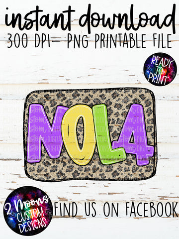 NOLA- Handlettered