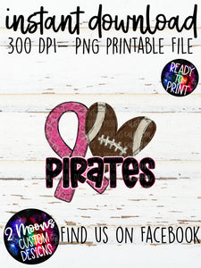 Pirates- Pink out Football