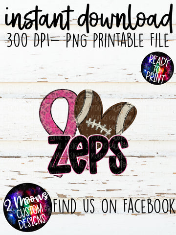 Zeps- Pink out Football