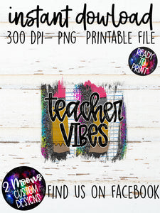 Teacher Vibes- teacher design