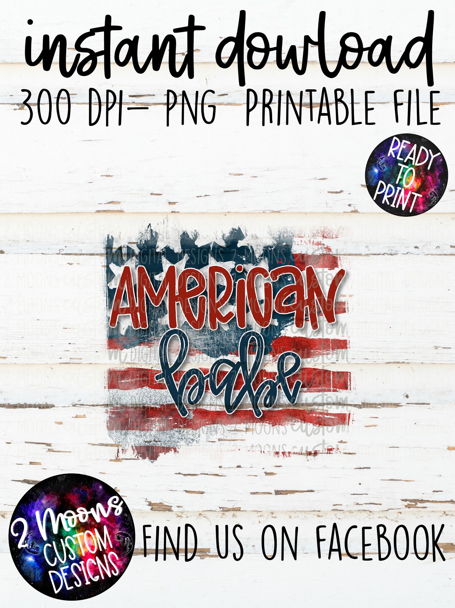 American Babe - Handlettered