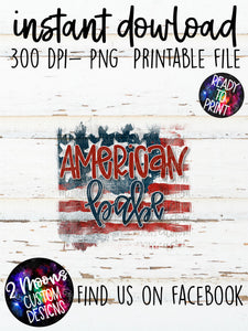 American Babe - Handlettered