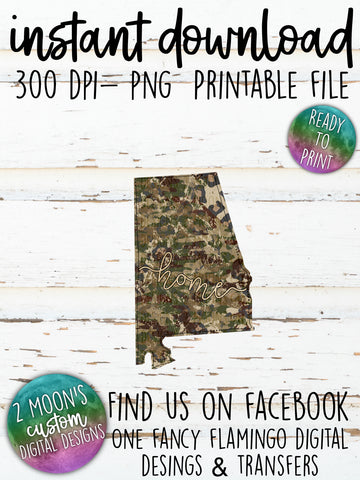 Alabama Camo Leopard State