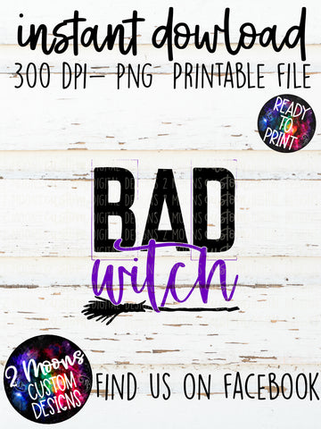 Bad Witch- Halloween Design