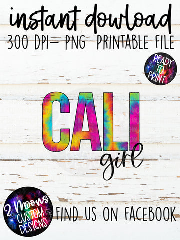 Cali Girl- Tie-Dye State