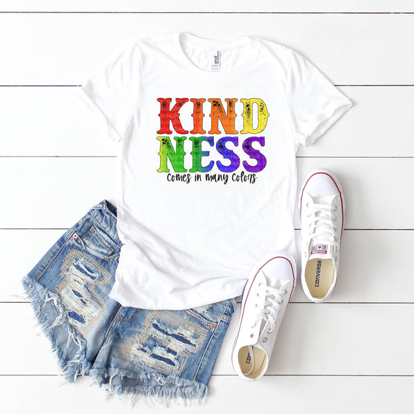 Kindness comes in many colors- Pride- Quote Design