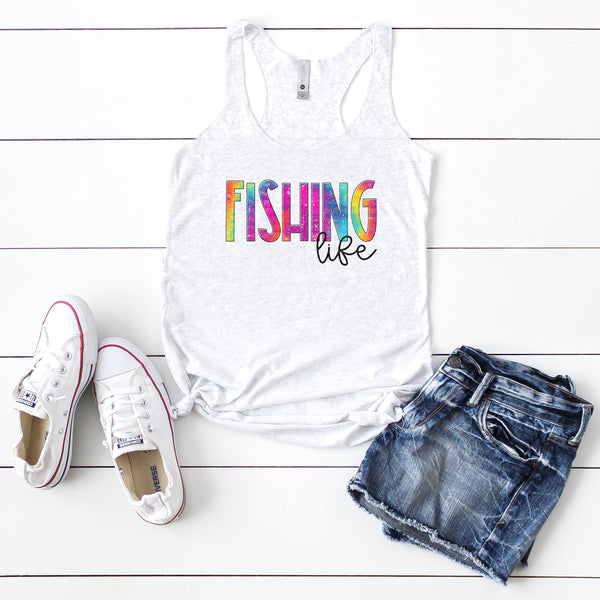 Fishing Life- Tie-Dye Design