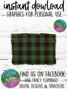 Green Buffalo Plaid Backgrounds- Add your own text