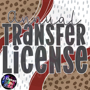 Annual Transfer License- Sublimation, HTV & DTF