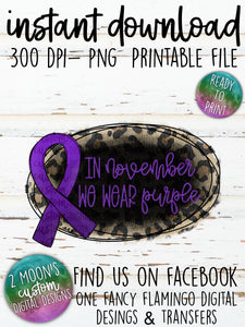 In November we wear Purple