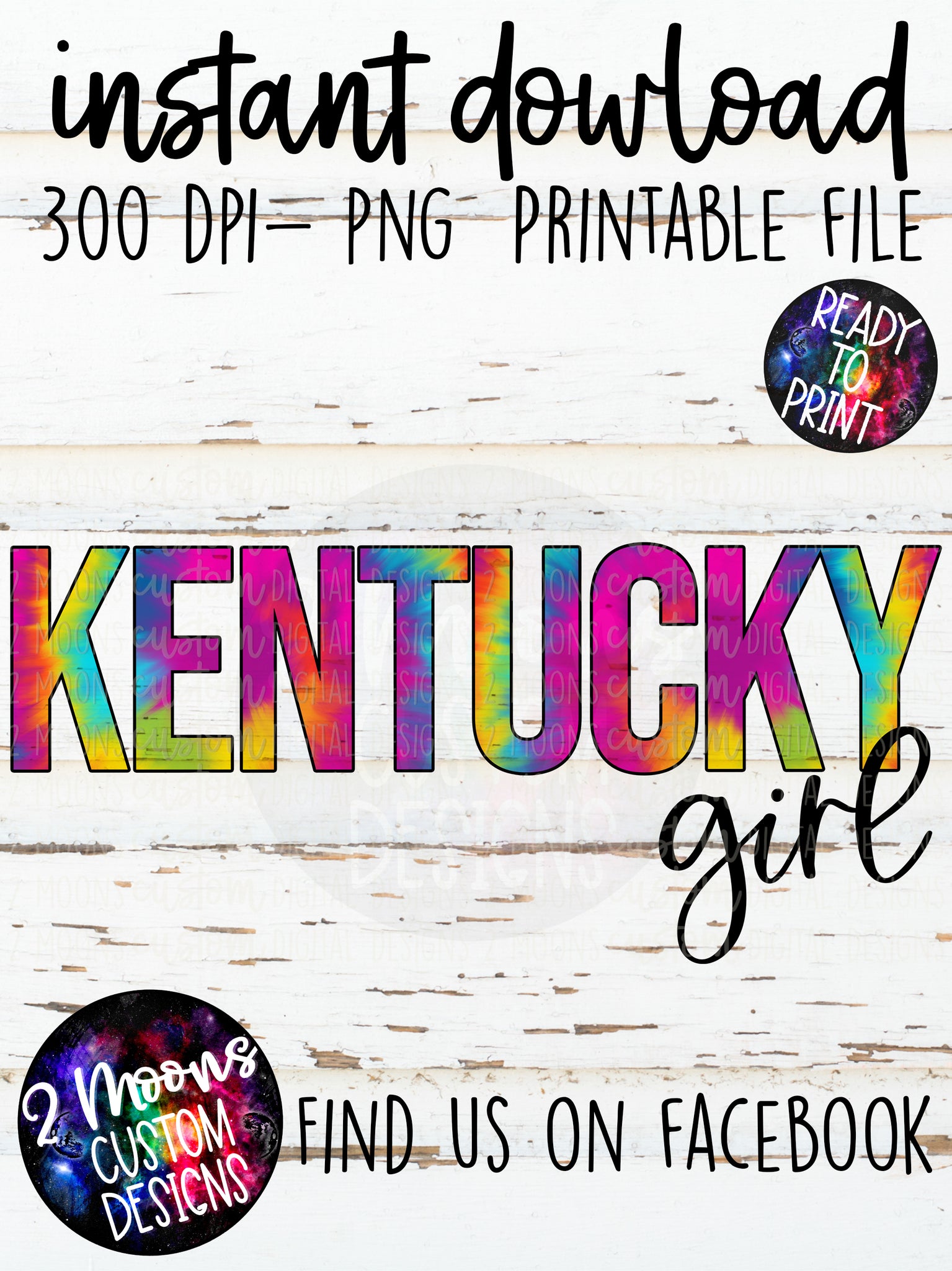 Kentucky Girl- Tie-Dye State