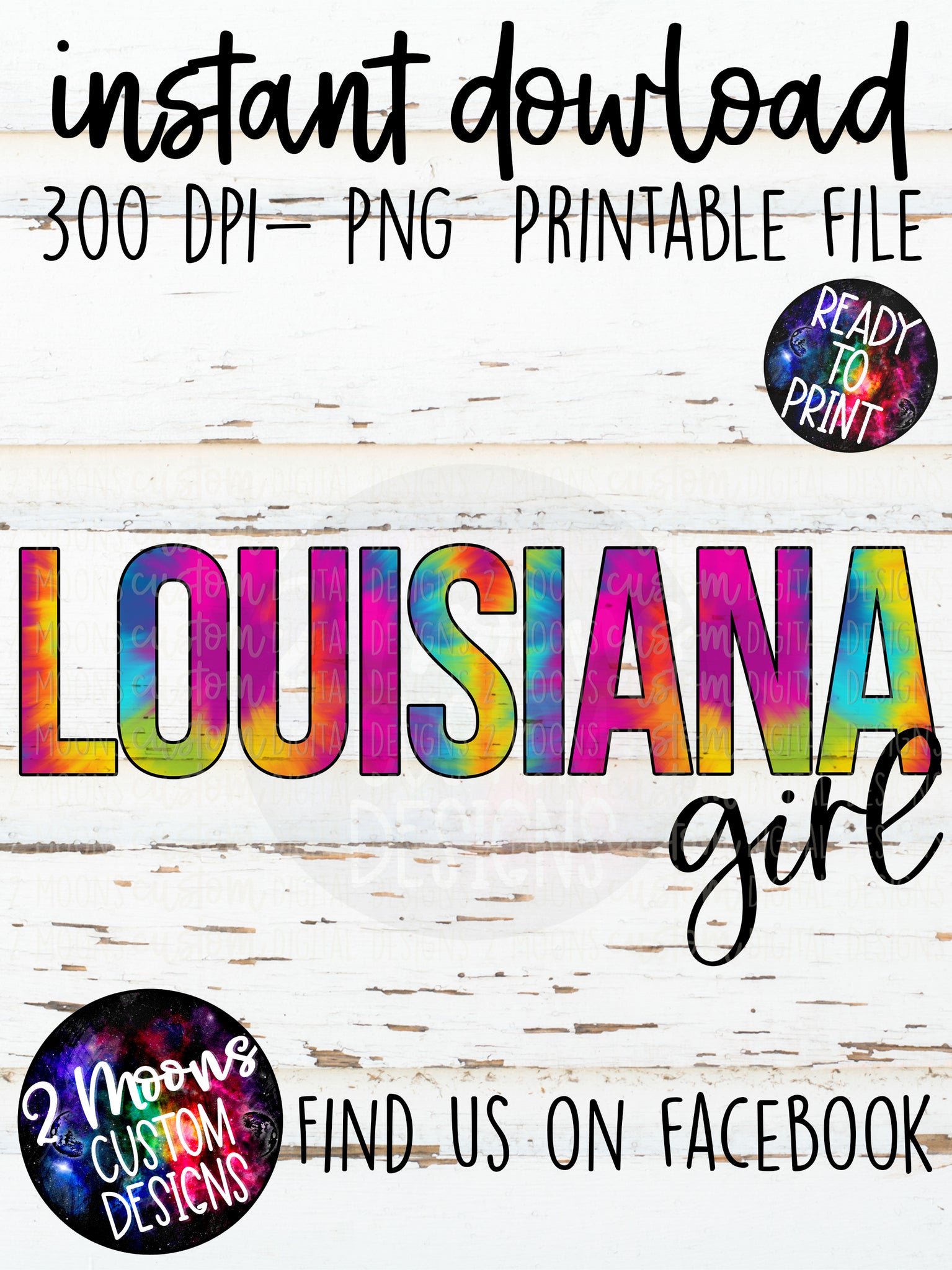 Louisiana Girl- Tie-Dye State