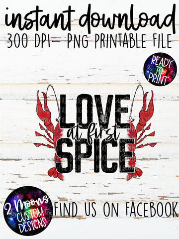 Love at first spice- Crawfish Design
