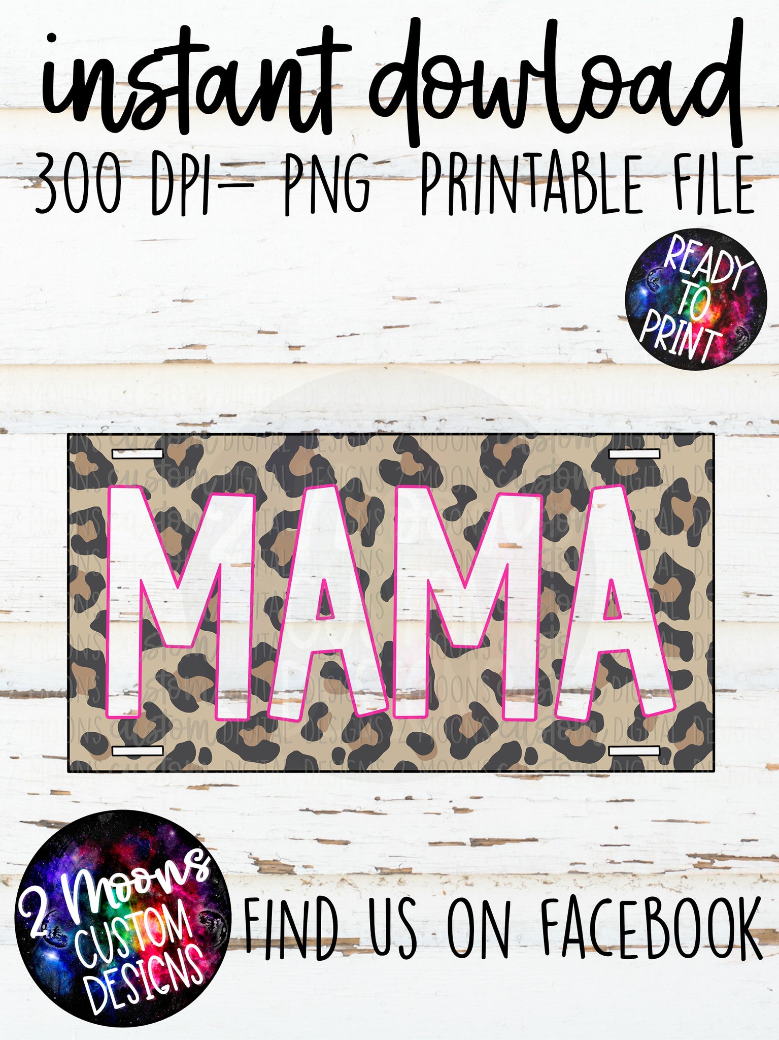 Mama- Leopard Print