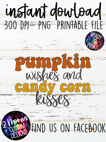 Pumpkin Wishes- Fall Design
