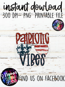 Patriotic Vibes- Patriotic Design-