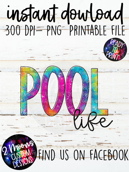 Pool Life- Tie-Dye Design
