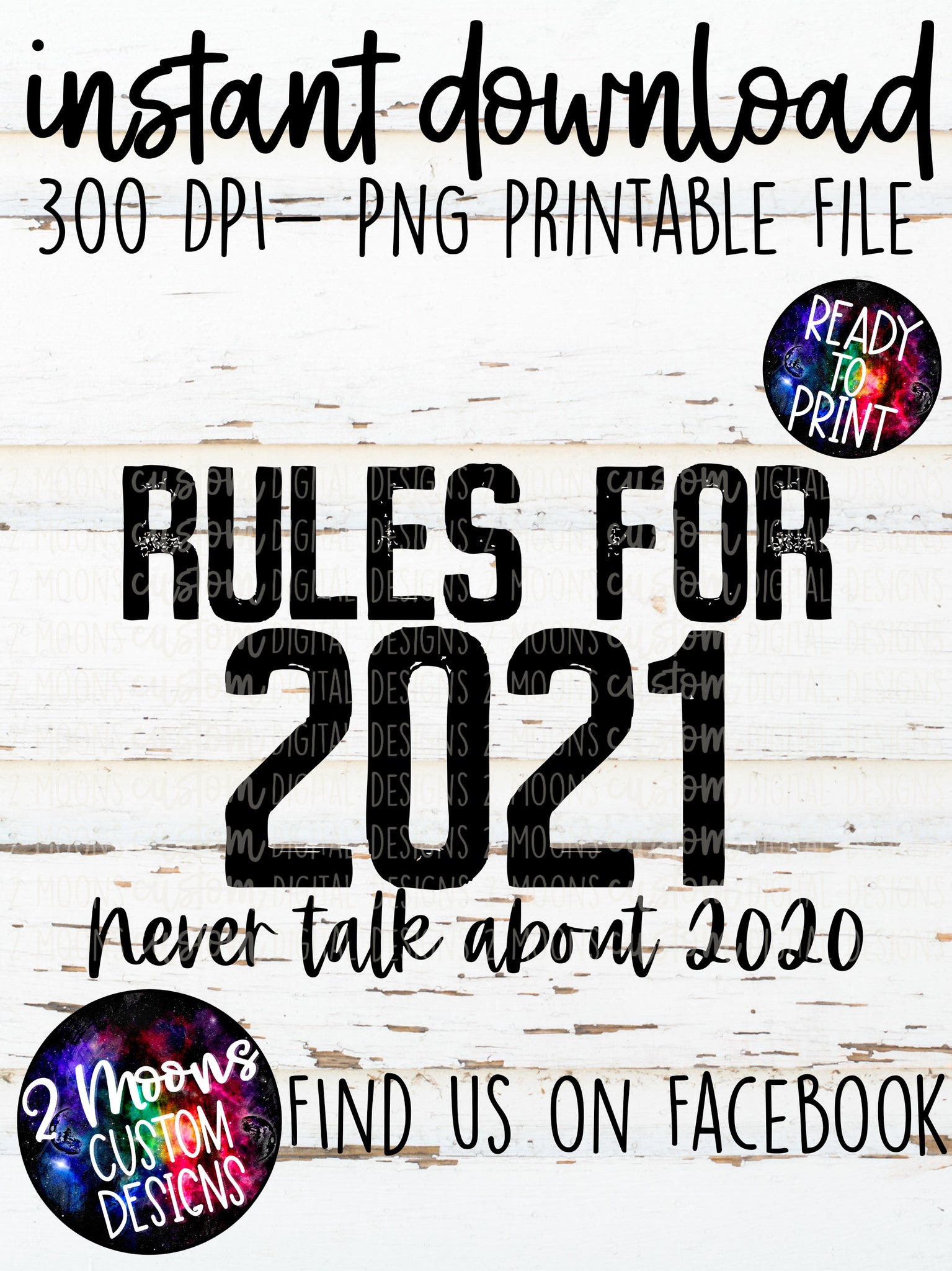 Rules for 2021