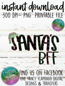 Santa's BFF- Santa Hat